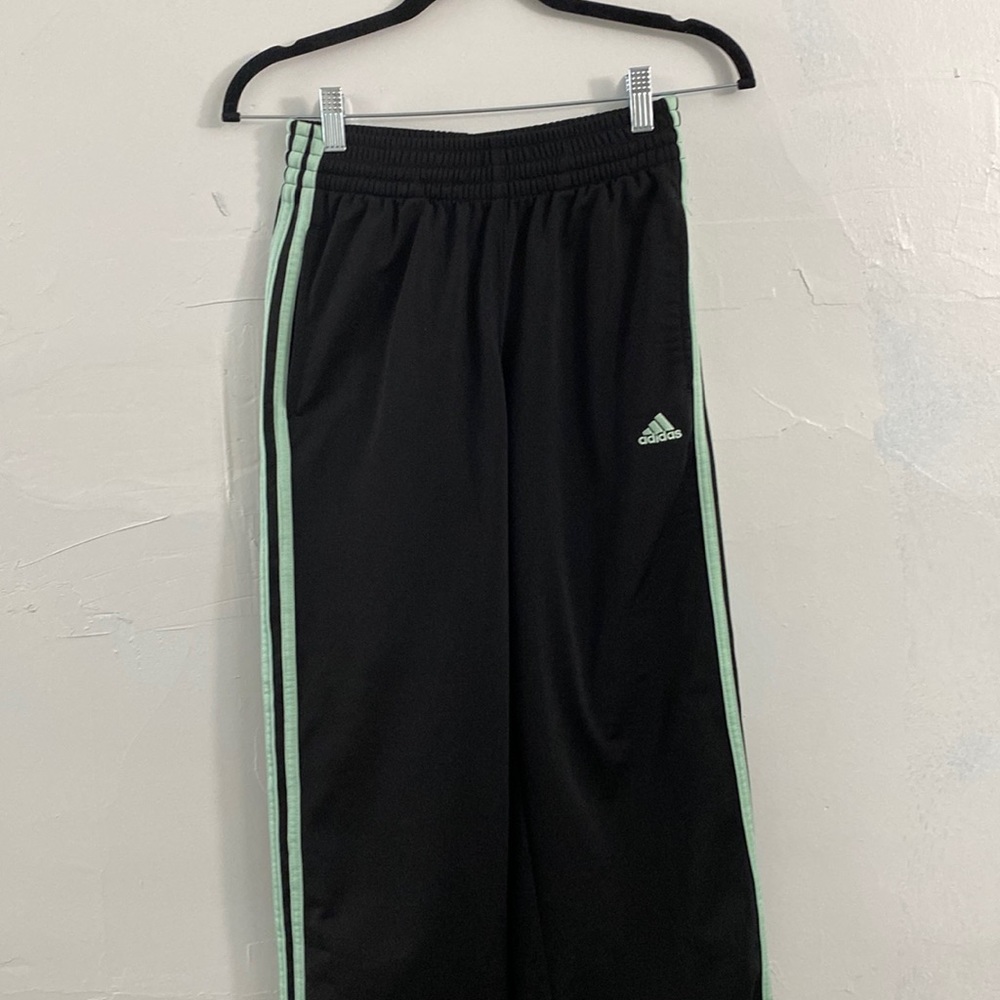 Suet pants adidas black and green